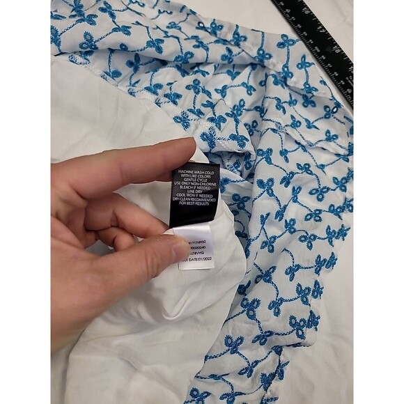 Torrid Blue and White Tank Top - Picture 5 of 8